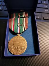 European–African–Middle Eastern Campaign Medal+ Ribbon W/Landing -Battle Device picture