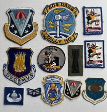 TWELVE US AIR FORCE UNIT PATCHES AND INSIGNIA (47) picture