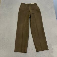 Vintage US Military Trousers Mens Size *32x31* FITS SMALL Green Wool Pants *Read picture