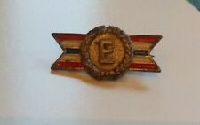 United States Army Navy E Sterling Silver WWII Production Award Lapel Pin VTG  picture