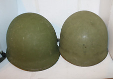Original WW2 US M1 Helmet with Steinberg Bros Inc Vietnam / Korean War Liner picture
