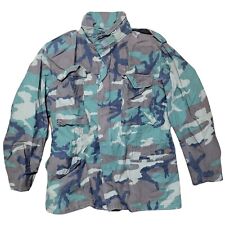 US Army Issue Woodland Cold Weather Field M65 Combat Jacket Medium Regular picture