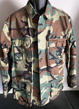 MILITARY COAT Ripstop Fabric Camouflage size Large NATO Hot Weather Woodland picture