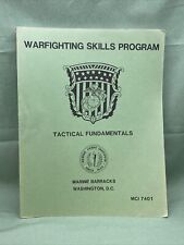 NEW WARFIGHTING SKILLS PROGRAM MCI 7401 TACTICAL FUNDAMENTALS 1990 picture
