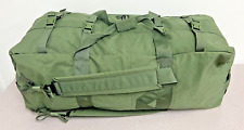 IMPROVED MILITARY SEA BAG US ARMY DUFFEL SACK DEPLOYMENT PACK GREEN ZIPPER picture
