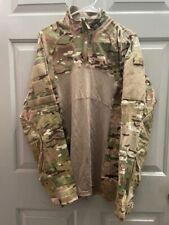 NWOT ARMY ISSUE OCP MULTICAM COMBAT SHIRT *LARGE* FLAME RESISTANT 1/4 ZIP picture