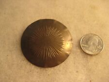 Brass Disc shaped Pin  was labelled Imperial WW1 please see photos picture