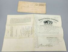 Original CIVIL WAR BUREAU OF PENSIONS Mother's Pension Documents picture