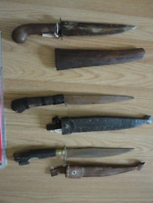 Three OLD WW2 G.i.  KNIFES, JUST AS FOUND, Theater made picture