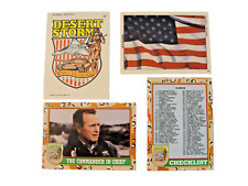 1991 Topps Desert Storm Cards 1-88 plus Stickers1st Series Pres. Bush Military picture