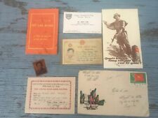 North Vietnamese ID Card Paperwork Lot picture