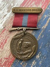 Authentic EARLY WWI U.S. Marine Corps Good Conduct Medal GCM Numbered # 20606 picture