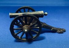 Vintage Small Cast Iron Penn Craft Toy Civil War Cannon 4 1/2