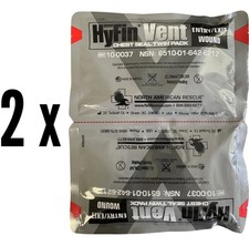 2 Twin Packs – HyFin® Vent Compact Chest Seal (4 Seals Total) | for Pneumothorax