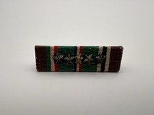 WW2 US Army EAME Campaign Ribbon Bar With 5 Battle Stars Pinback