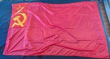 Vintage East German USSR Soviet Union Flag 74 x 46