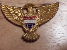 WWII Set of Four American Women's Voluntary Services Wings Badge