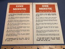 Authentic WWII Allied Propaganda Leaflet ZG108 w/ Official English Translation
