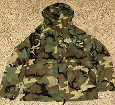 US Military Cold Wet Weather Parka Medium  Regular Gore-Tex Woodland Camo Jacket picture