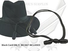 Military Cavalry Campaign Cowboy Hat Black Acorn Cord Band Rope CORD ONLY PC4 picture