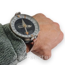 Vintage Military Wrist Compass AK Adrianov Soviet Army Cold War Warsaw Pact USSR