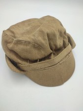 Afganka Cap Authentic Dated Soviet USSR Army Military Desert Hat size 57 1980