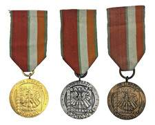 Vintage 3 Polish Commemorative Medals – Na Straży Pokoju, Bałtyk Odra Nysa