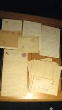 5 WW1 LETTERS PLUS POSTCARD FROM AEF SOLDIERS LETTERS 1918 TO 1919 picture