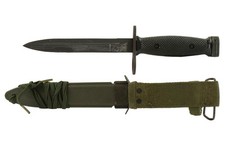 Original Colt M7 Bayonet w/ Scabbard Used Very Good-Excellent US Mil - 1432930