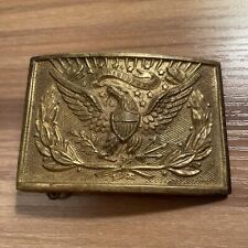 Vintage - US Army Officer Eagle Belt Buckle (2