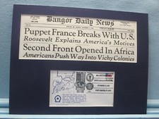 Operation Torch - The Allies Invade North Africa & Commemorative Cover 