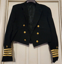 Vtg Weintraub Brothers Navy Captain Black Blazer Jacket For Balls & Dinners 43R picture