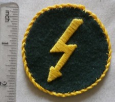 WW2 German army female helper signals patch home made or repro ?? unused ?