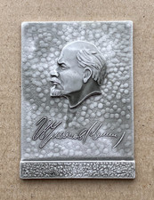 Table medal plaque - V. I. Ulyanov (Lenin) - USSR Vintage