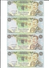 Lot Of Sadam Hussein Dinar Iraq War Propaganda Leaflets