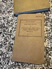 3 WW2 And 1 Pre WW2 Manuals. TM11-50, FM21-25 FM21-20 And 1928 Court Martial Man picture