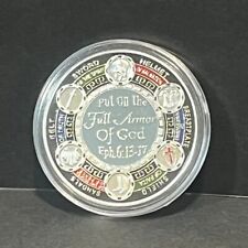 “Put On the Full Armor of God” Collectors/Challenge Coin Eph. 6:13 Pray Always picture
