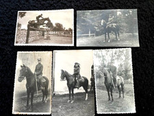 LATVIA 1st REPUBLIC MILITARY CAVALRY UNITS POSTCARD PHOTOS. LOT OF 5 ORIG.PRINT