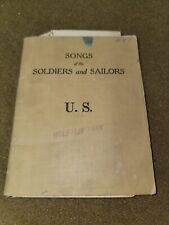 WWI U.S. Songs of the Soldiers & Sailors Grouping picture