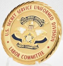 Secret Service Gold FOP Lodge #1 Uniformed Division Washington DC Challenge Coin picture