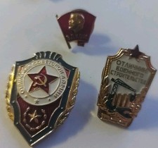Soviet Army Soldier Badge ,authentic.lot 3 pcs.#K18
