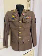 WWII M1939 Spec 8-31D Service Coat  Combat Medic 302d Medical BN, 77th INF DIV