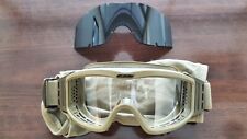 ESS APEL BALLISTIC MILITARY GOGGLES. SAND, WIND DUST PROOF STANDARD ISSUE SV 588 picture