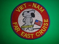 VIETNAM FAR EAST CRUISE US Navy Patch From Vietnam War Era