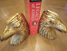 CIA Eagle Bookends (heavy brass) & Legacy of Ashes History of the CIA Book picture