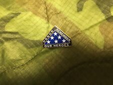 HONOR/REMEMBER OUR HEROES HAT/LAPEL PIN picture