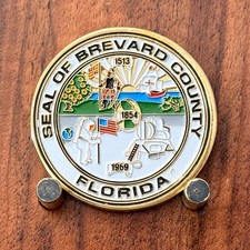 Brevard County Florida Adult Drug Court Official Seal Challenge Coin  M#28