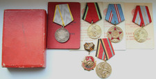 WWII WW2 Original USSR Soviet Medal Group With Documents One Person Award