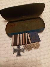 german ww1 cased medal bar picture