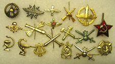 USSR Russian Army Uniform Collar Branch Pins lot of 18 picture